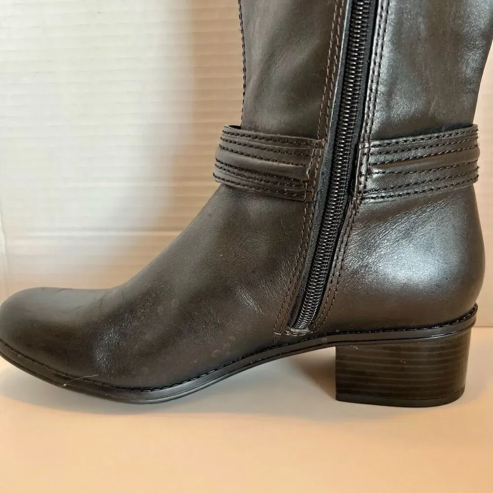 BANDOLINO Leather Coloradee Riding Boot Two Tone 7.5 M - Picture 13 of 15